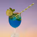 Blue Lagoon Mocktail